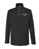 Will C Wood HS Girls Soccer Block 1 - Mens Quarter Zip