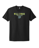 Will C Wood HS Girls Soccer Block 1 - Mens Select Cotton T-Shirt
