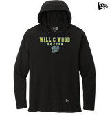 Will C Wood HS Girls Soccer Block 1 - New Era Tri-Blend Hoodie