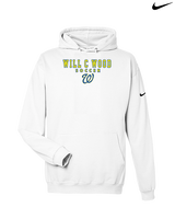Will C Wood HS Girls Soccer Block 1 - Nike Club Fleece Hoodie