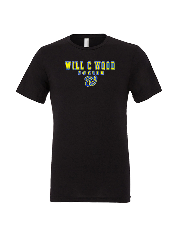 Will C Wood HS Girls Soccer Block 1 - Tri-Blend Shirt