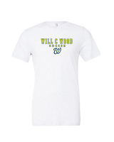 Will C Wood HS Girls Soccer Block 1 - Tri-Blend Shirt