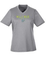 Will C Wood HS Girls Soccer Block 1 - Womens Performance Shirt