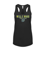 Will C Wood HS Girls Soccer Block 1 - Womens Tank Top