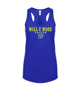 Will C Wood HS Girls Soccer Block 1 - Womens Tank Top