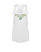 Will C Wood HS Girls Soccer Block 1 - Womens Tank Top