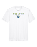 Will C Wood HS Girls Soccer Block 1 - Youth Performance Shirt