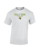 Will C Wood HS Girls Soccer Block 2 - Cotton T-Shirt
