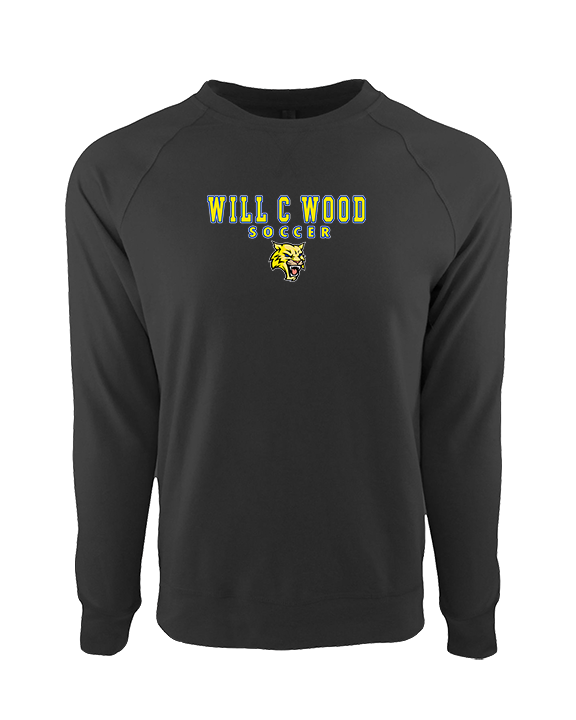 Will C Wood HS Girls Soccer Block 2 - Crewneck Sweatshirt
