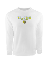 Will C Wood HS Girls Soccer Block 2 - Crewneck Sweatshirt