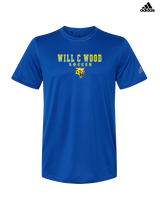 Will C Wood HS Girls Soccer Block 2 - Mens Adidas Performance Shirt