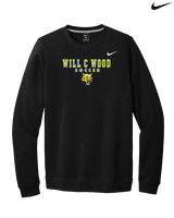 Will C Wood HS Girls Soccer Block 2 - Mens Nike Crewneck