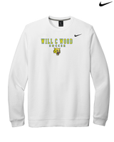 Will C Wood HS Girls Soccer Block 2 - Mens Nike Crewneck