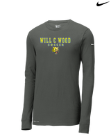 Will C Wood HS Girls Soccer Block 2 - Mens Nike Longsleeve