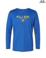 Will C Wood HS Girls Soccer Block 2 - Mens Oakley Longsleeve