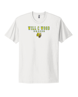 Will C Wood HS Girls Soccer Block 2 - Mens Select Cotton T-Shirt