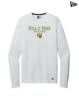 Will C Wood HS Girls Soccer Block 2 - New Era Performance Long Sleeve