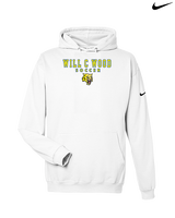 Will C Wood HS Girls Soccer Block 2 - Nike Club Fleece Hoodie
