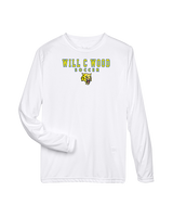 Will C Wood HS Girls Soccer Block 2 - Performance Longsleeve