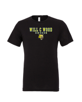 Will C Wood HS Girls Soccer Block 2 - Tri-Blend Shirt