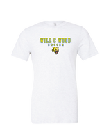Will C Wood HS Girls Soccer Block 2 - Tri-Blend Shirt