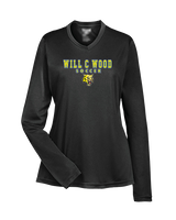 Will C Wood HS Girls Soccer Block 2 - Womens Performance Longsleeve