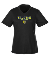 Will C Wood HS Girls Soccer Block 2 - Womens Performance Shirt