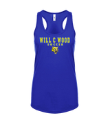 Will C Wood HS Girls Soccer Block 2 - Womens Tank Top