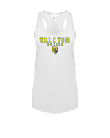 Will C Wood HS Girls Soccer Block 2 - Womens Tank Top
