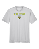 Will C Wood HS Girls Soccer Block 2 - Youth Performance Shirt