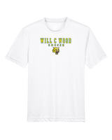 Will C Wood HS Girls Soccer Block 2 - Youth Performance Shirt