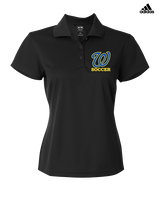 Will C Wood HS Girls Soccer Custom 1 - Adidas Womens Polo
