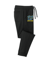 Will C Wood HS Girls Soccer Custom 1 - Cotton Joggers