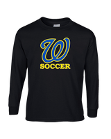 Will C Wood HS Girls Soccer Custom 1 - Cotton Longsleeve
