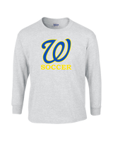 Will C Wood HS Girls Soccer Custom 1 - Cotton Longsleeve
