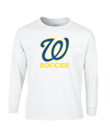 Will C Wood HS Girls Soccer Custom 1 - Cotton Longsleeve