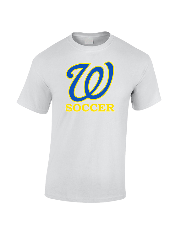 Will C Wood HS Girls Soccer Custom 1 - Cotton T-Shirt
