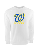 Will C Wood HS Girls Soccer Custom 1 - Crewneck Sweatshirt