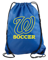 Will C Wood HS Girls Soccer Custom 1 - Drawstring Bag