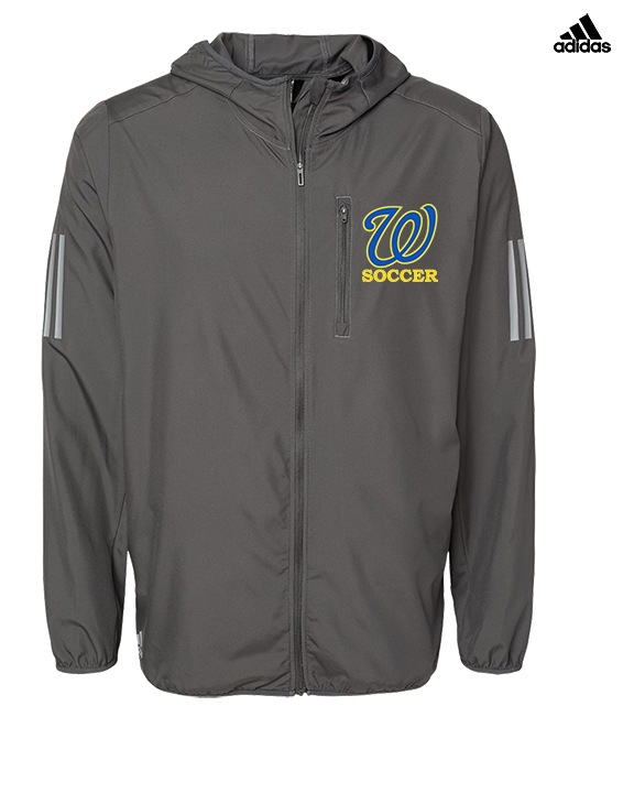 Will C Wood HS Girls Soccer Custom 1 - Mens Adidas Full Zip Jacket