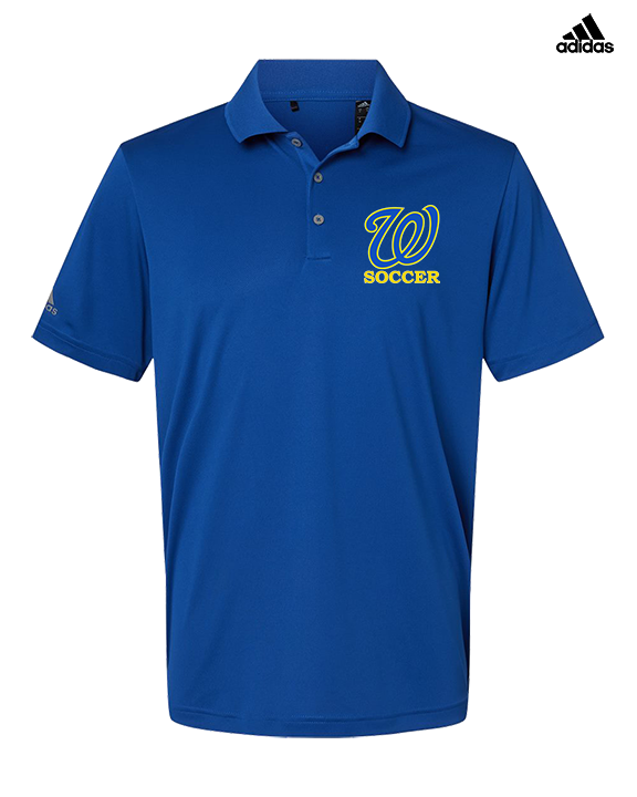 Will C Wood HS Girls Soccer Custom 1 - Mens Adidas Polo