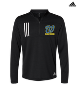 Will C Wood HS Girls Soccer Custom 1 - Mens Adidas Quarter Zip