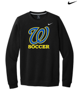Will C Wood HS Girls Soccer Custom 1 - Mens Nike Crewneck