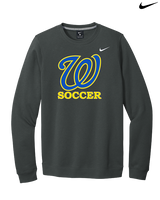 Will C Wood HS Girls Soccer Custom 1 - Mens Nike Crewneck