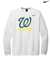 Will C Wood HS Girls Soccer Custom 1 - Mens Nike Crewneck