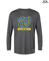 Will C Wood HS Girls Soccer Custom 1 - Mens Oakley Longsleeve