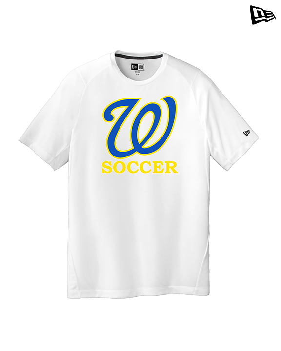 Will C Wood HS Girls Soccer Custom 1 - New Era Performance Shirt