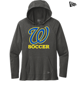Will C Wood HS Girls Soccer Custom 1 - New Era Tri-Blend Hoodie