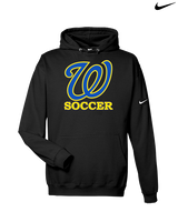 Will C Wood HS Girls Soccer Custom 1 - Nike Club Fleece Hoodie