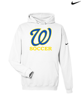 Will C Wood HS Girls Soccer Custom 1 - Nike Club Fleece Hoodie